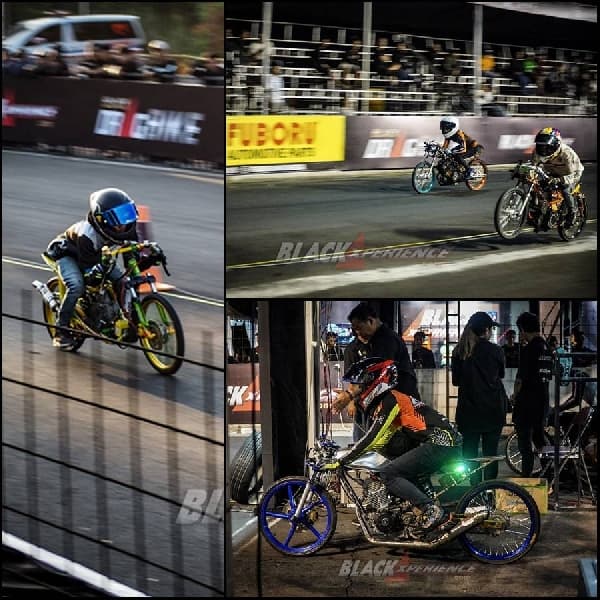 Black Drag Bike 2024 Seri Surabaya, Ada Kelas FFA Vespa 2 Tak dan 4 Tak Saling Beradu di Lintasan 201 Meter