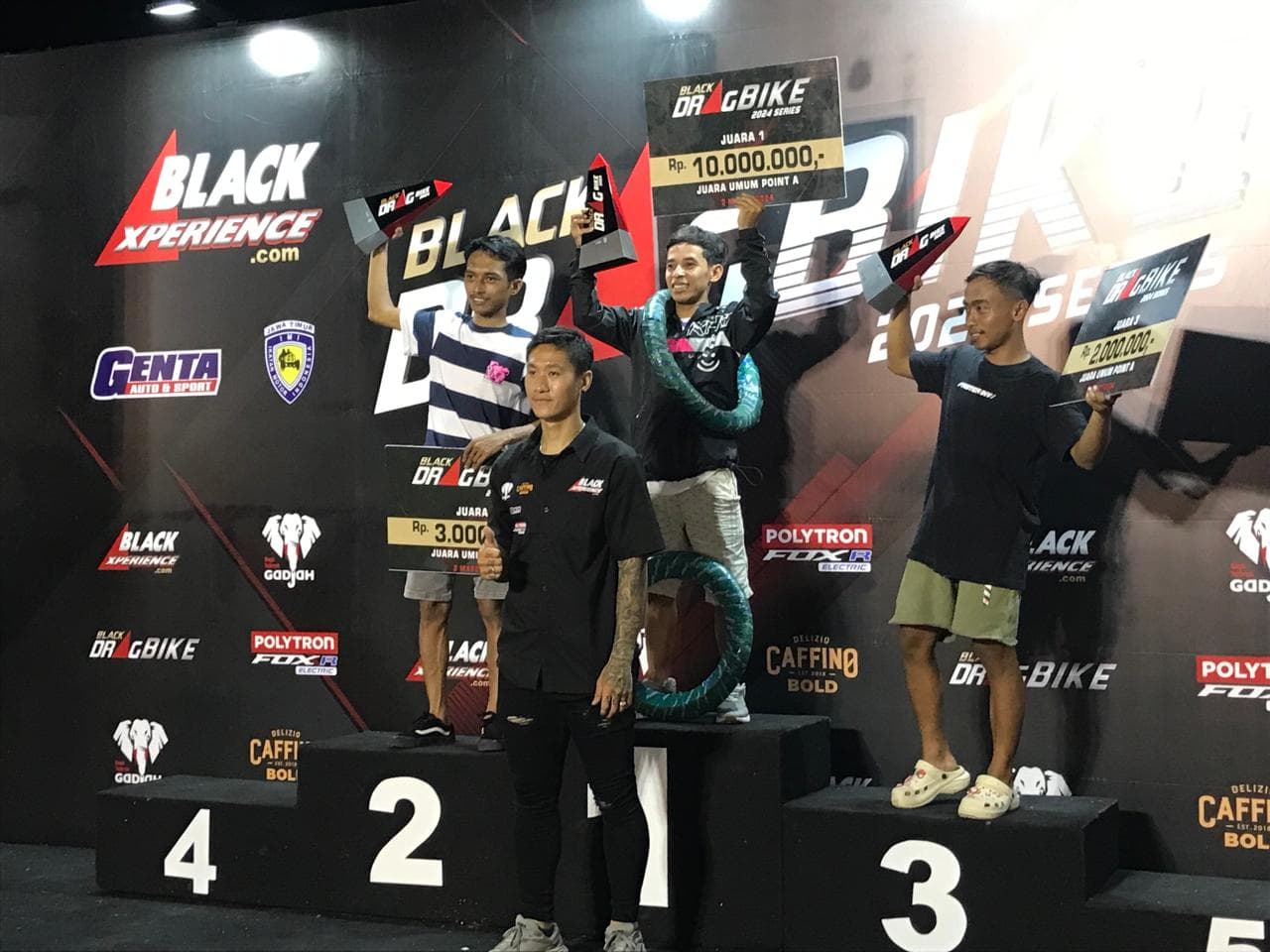 Pemenang Black Drag Bike 2024, Simak Data Podium Setiap Kelasnya Black Pals