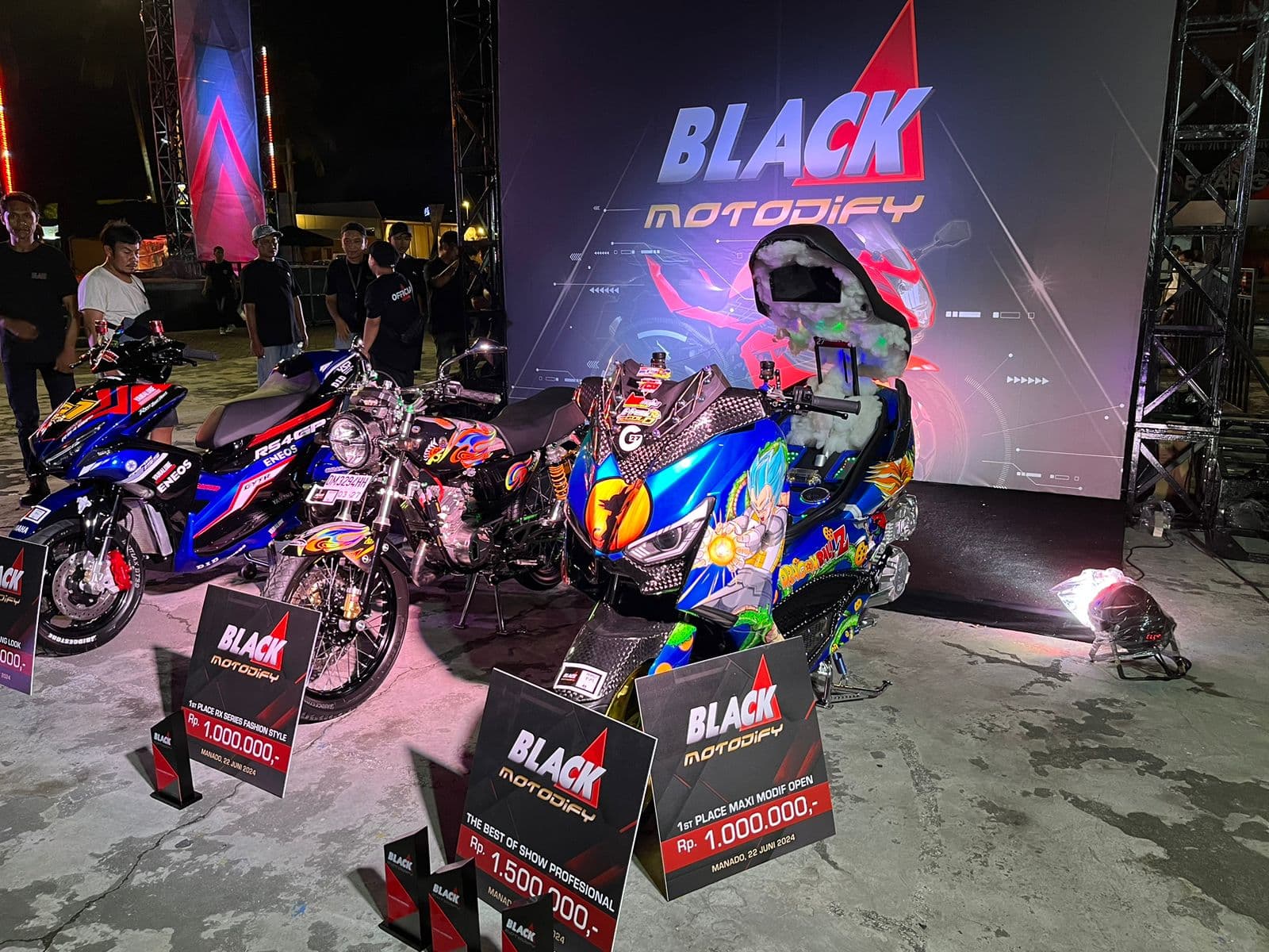 Pemenang Black Motodify Manado dan SPL Battle 2024, Cek Jagoan Kamu Pals !