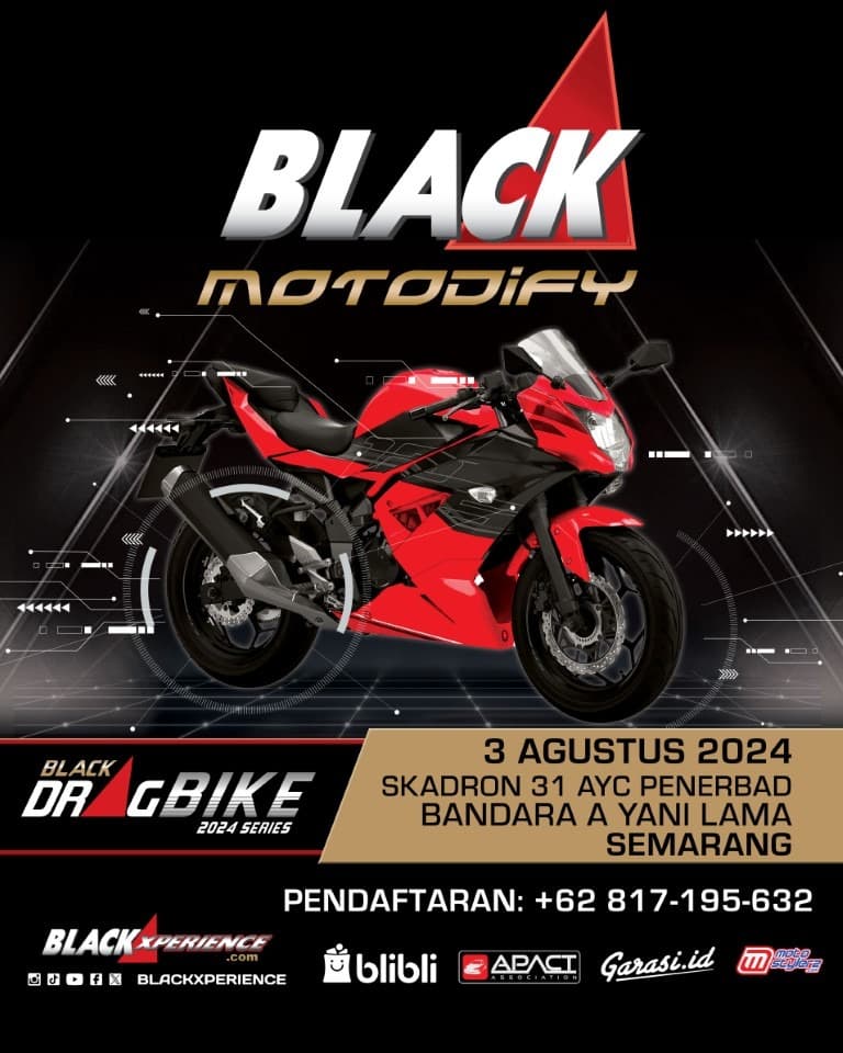 Black Motodify 2024 Seri Semarang Bakal Dihelat 3 Agustus 2024, Intip Keseruannya Pals