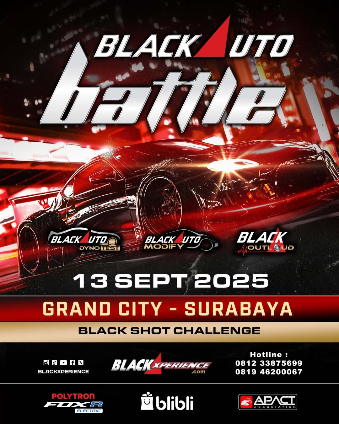 Blackauto Battle 2025 Series ke 2 kembali ke Surabaya!