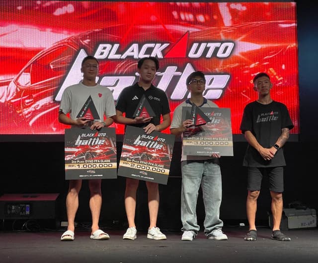 Inilah Para Pemenang Blackauto Dynotest Blackauto Battle 2025 BSD CITY
