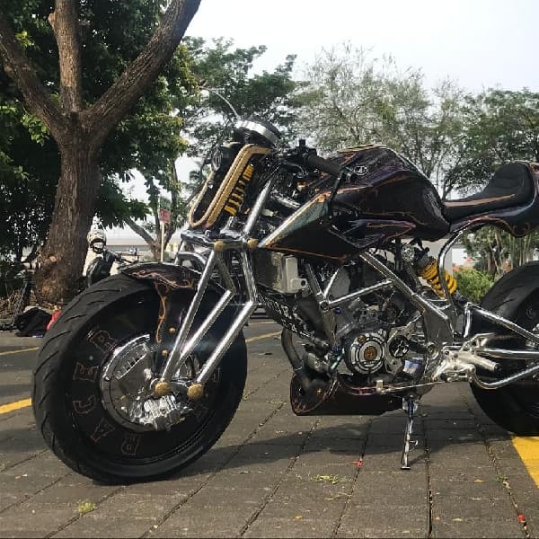 Semut Ireng Neo Cafe Racer Bukti Produktif Bikin Karya Kastem