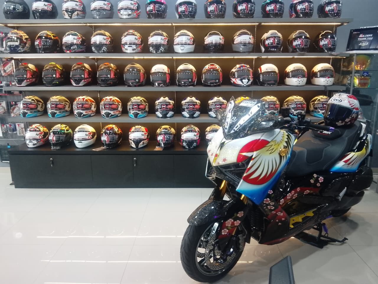 Modifikasi Yamaha Xmax Tsubasa : Estetika Jepang Beradu dengan Filosofi Kaizen