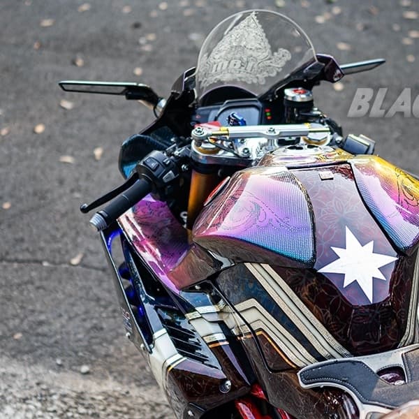 Modif Proper ala American Dragster, CBR 250RR Gatot Kaca Karya IM Work Company