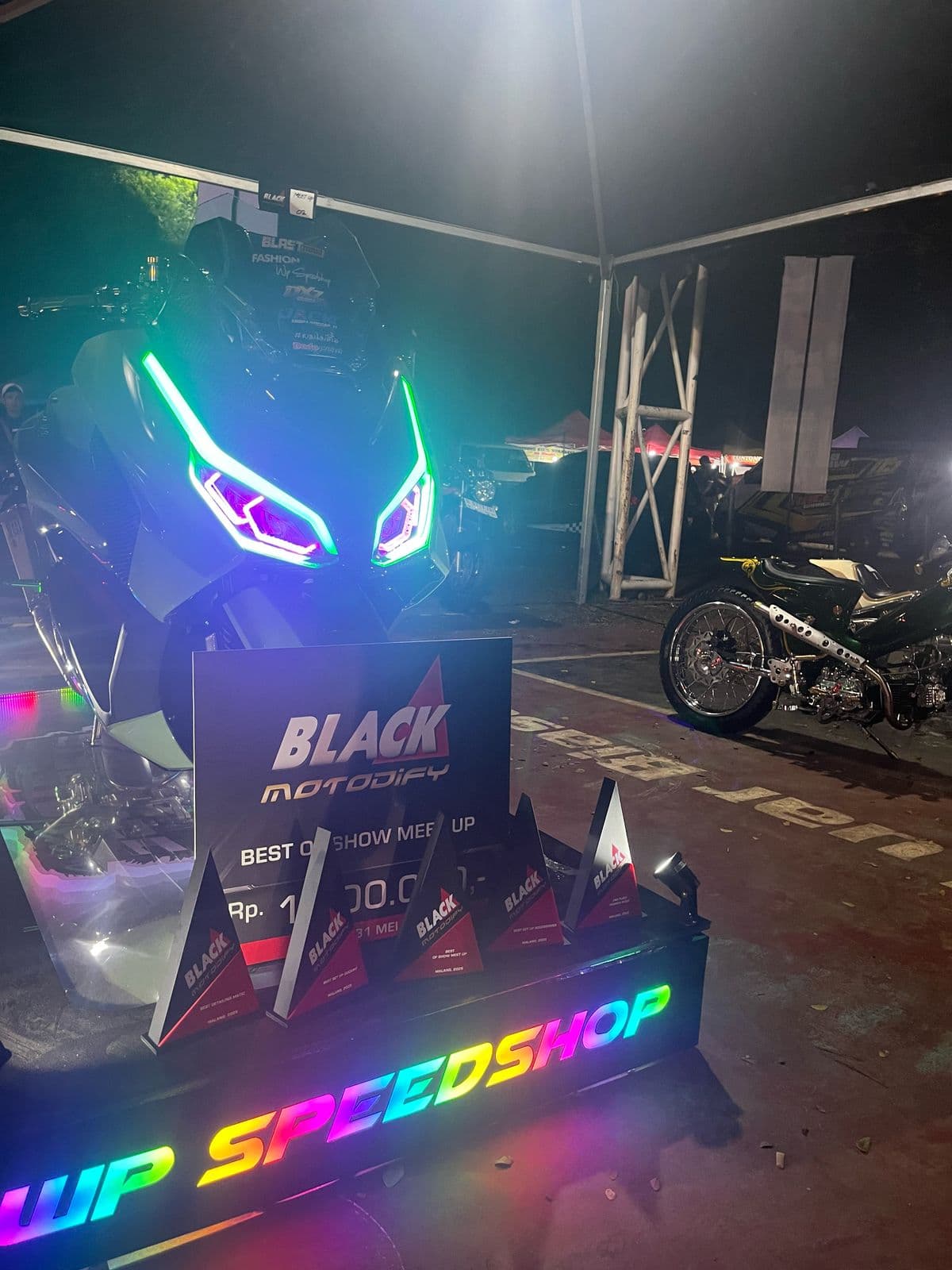 Honda Forza dari WP Speedshop Raih Kembali Best of Show Meet Up Black Motodify Malang