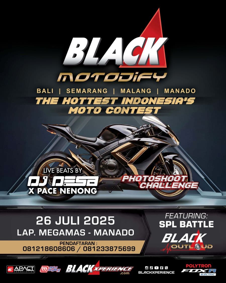 Black Motodify and Black Outloud Manado 2025 Kembali!