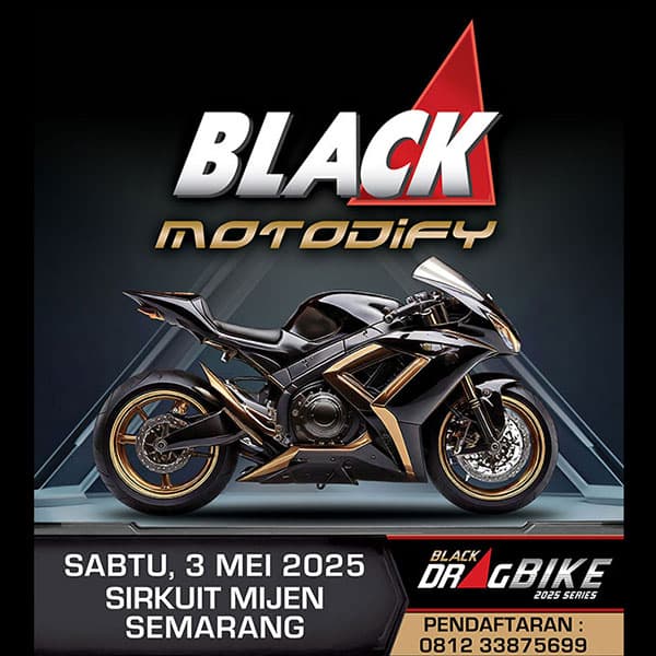 Black Motodify Semarang Seri II 2025, Kuota 100 motor untuk Kontes dan Meet Up!