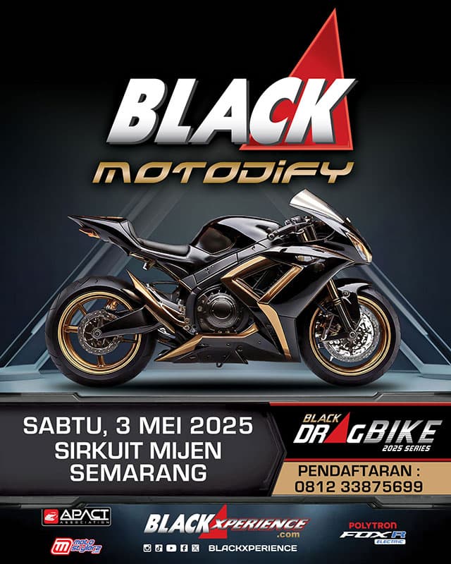 Black Motodify Semarang Seri II 2025, Kuota 100 motor untuk Kontes dan Meet Up!