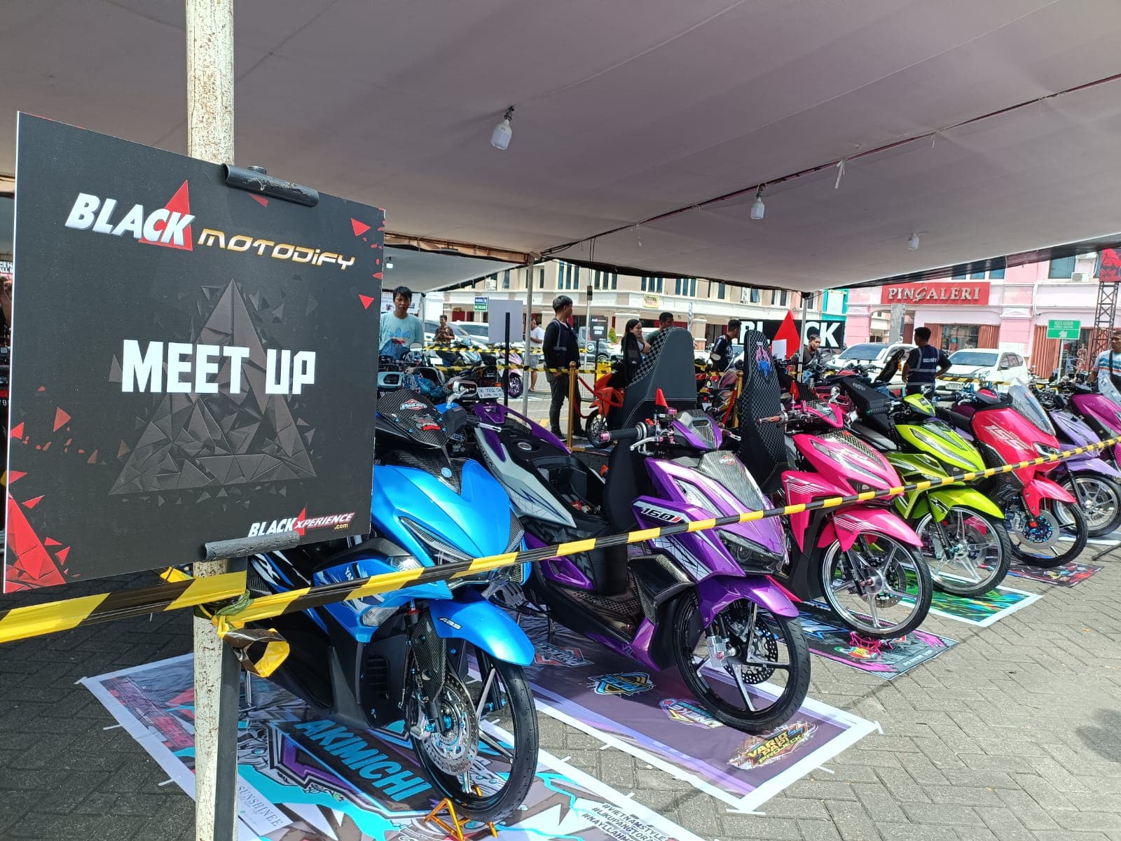 Trend Modifikasi Motor Meet Up di Manado Gak Kalah Keren