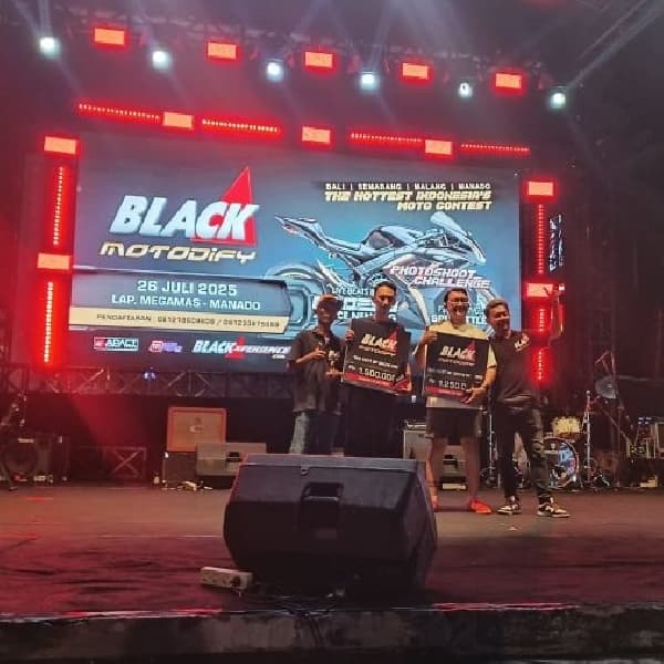 Inilah Daftar Pemenang Black Motodify 2025 Manado!