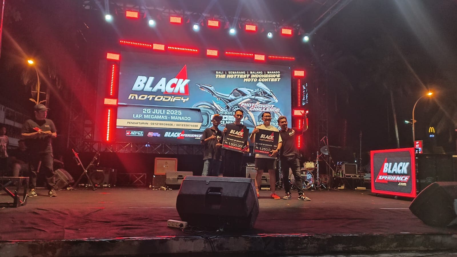 Inilah Daftar Pemenang Black Motodify 2025 Manado!