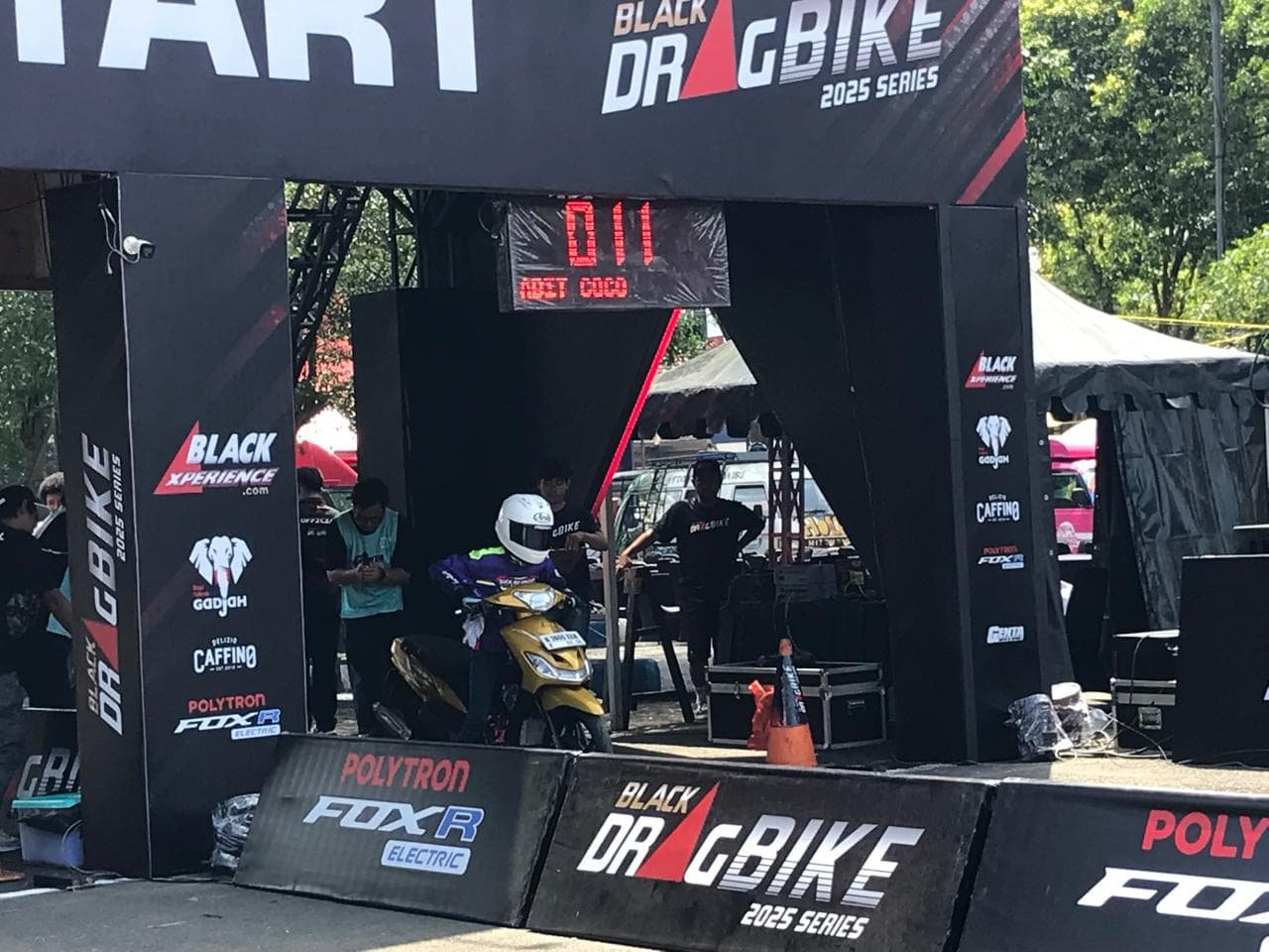 Black Drag Bike Kanjuruhan Membludak Tembus 600, Dragster Lokal Haus Balap Resmi