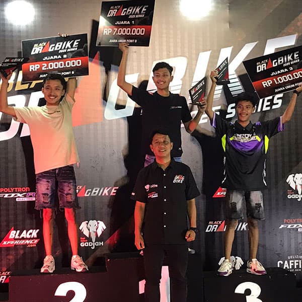 Daftar Juara Black Drag Bike 2025 Seri II Kanjuruhan - Malang