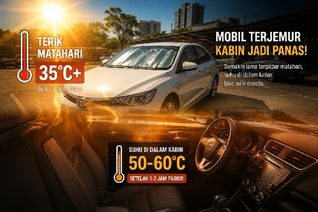Terbongkar! Warna Mobil Ternyata Berpengaruh ke Panas Kabin Saat Terjemur, Ini Urutan Suhunya