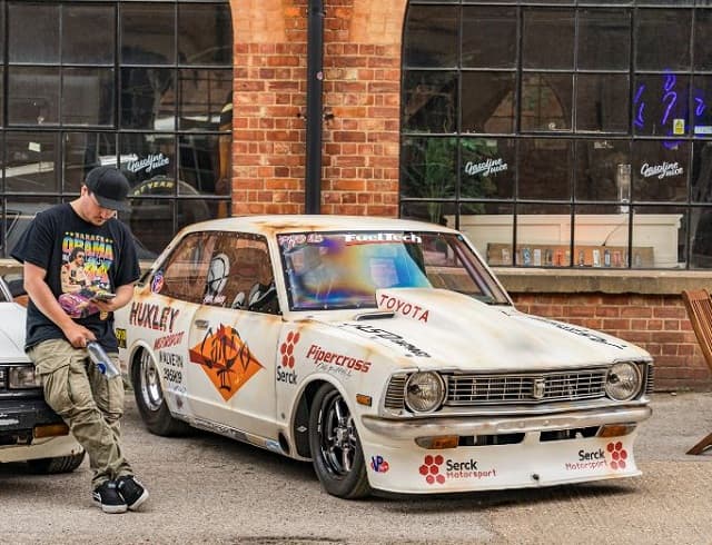 Toyota Corolla Bongkok KE20 Mesin V8 580 HP, Sang Old School Gegerkan Lintasan Drag