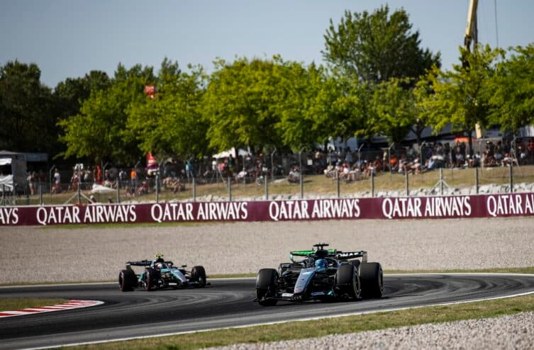 F1: Qualifying Dramatis, George Russell Rebut Pole Position GP Catalunya