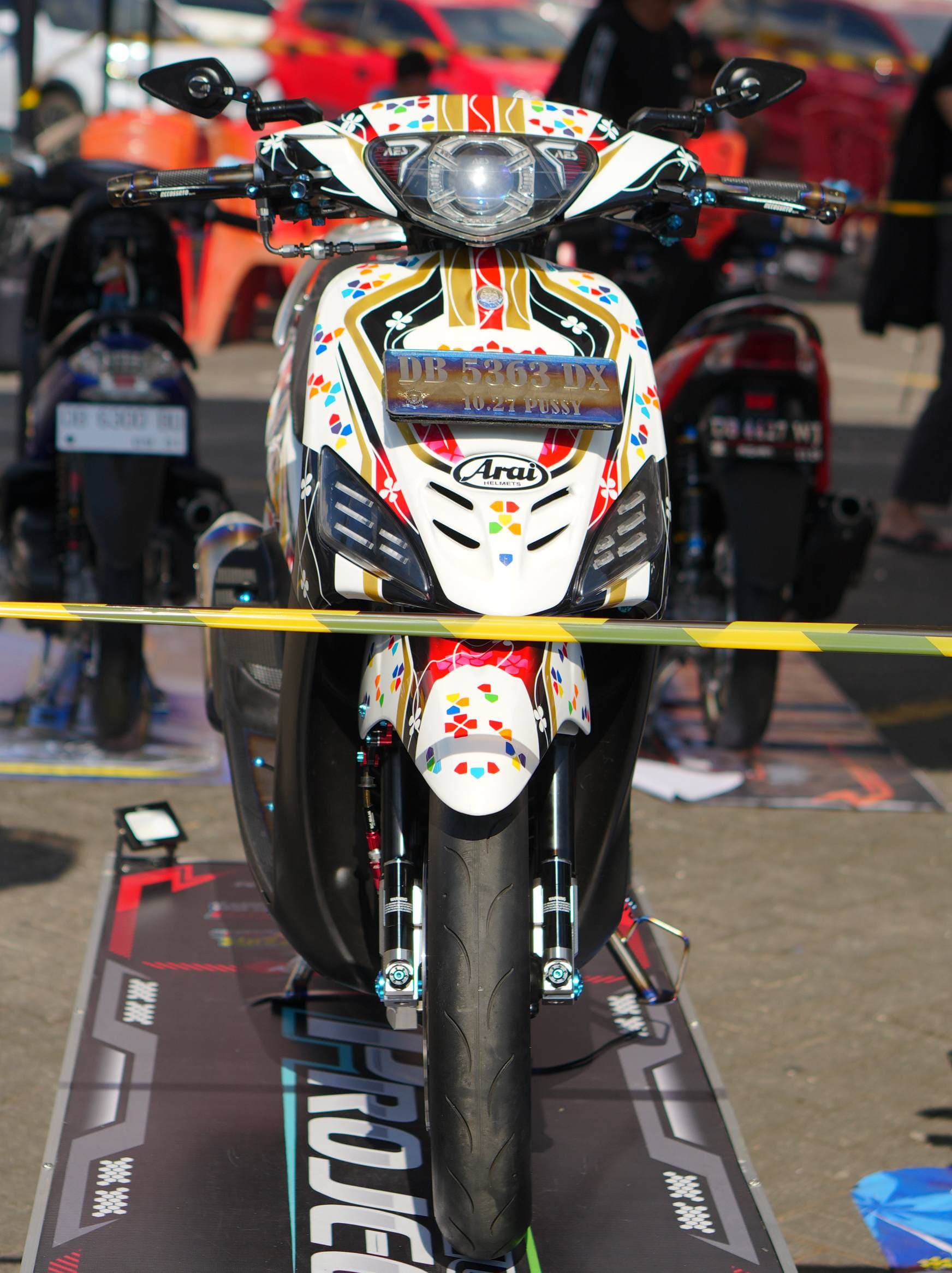 Yamaha Mio Arai Nakagami Karya Titanium Project Sabet Champ of Non Pro