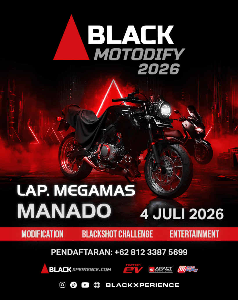 Black Motodify Seri III Manado : Selain Vibes Kompetisi Motor, Dimeriahkan Blackshot Challenge dan Live Musik