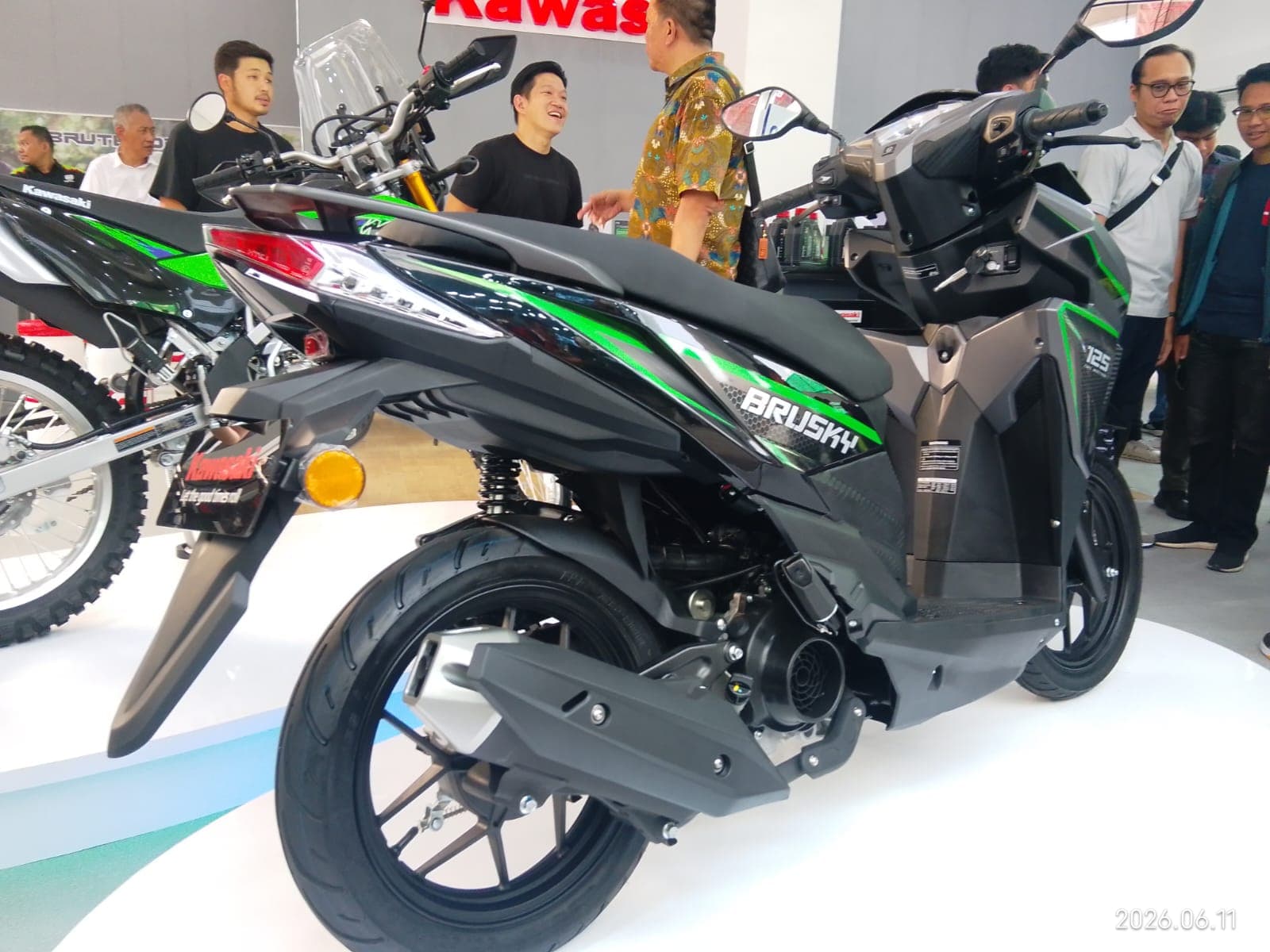 KMI Luncurkan Matic Baru Brusky 125cc, Sasar Pecinta Kawasaki yang Loyal