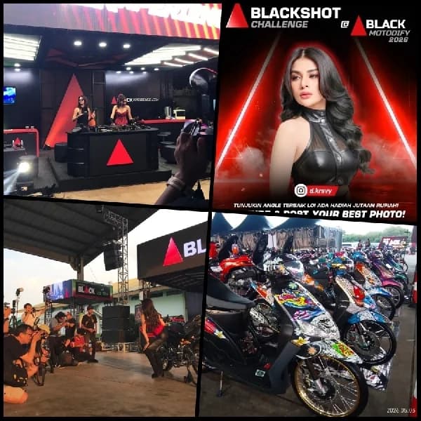 Black Motodify Bandung 2026 Diramaikan Emak Gila, 3 Pemuda Berbahaya dan DJ Performance, Datang dan Rasakan Keseruannya !