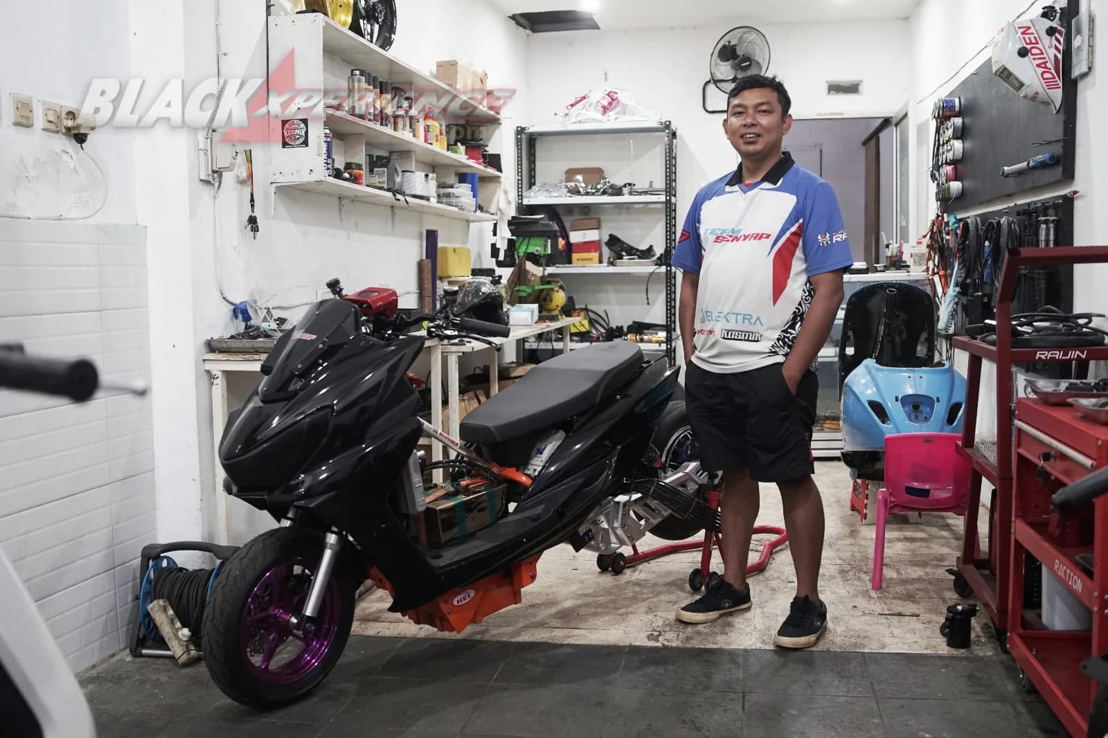 Rendy Elektra dari Joki Road Race ke Tuner Motor Drag Elektrik
