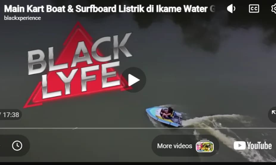 Main Kart Boat & Surfboard Listrik di Ikame Water Gear, SERU ABIS!